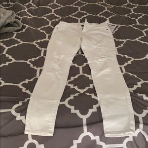 White jeans